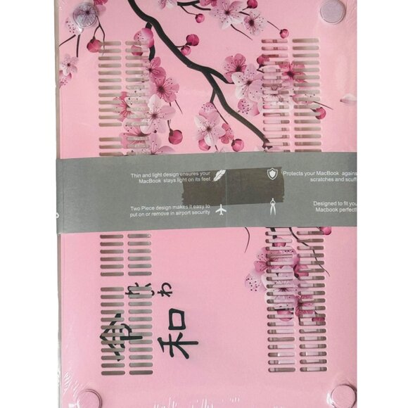 MacBook Air 13" Case Cherry Blossom Design Lightweight Protective Cover Pink - Picture 2 of 8
